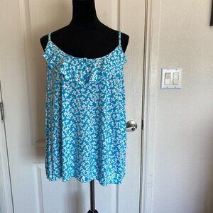 Lane Bryant SZ 18/20 Blue Cotton/Modal Top Tank